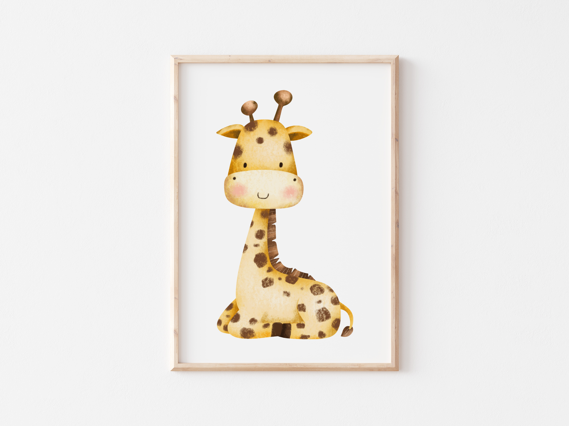 Born to Be Wild Animal Poster Set | Lion, Giraffe & Inspirational Quote for Kids' Rooms and Classrooms