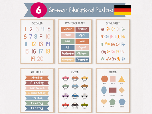 ABC | Numbers | Colors | Shapes | Days of the week | Months