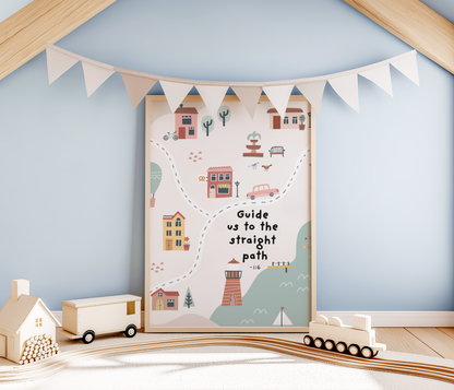 Islamic Wall Art | Muslim Kids Room | Kids Islamic Wall